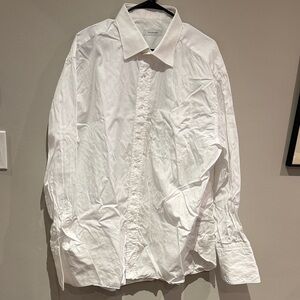 Ermenegildo Zegna Crisp White Dress Shirt